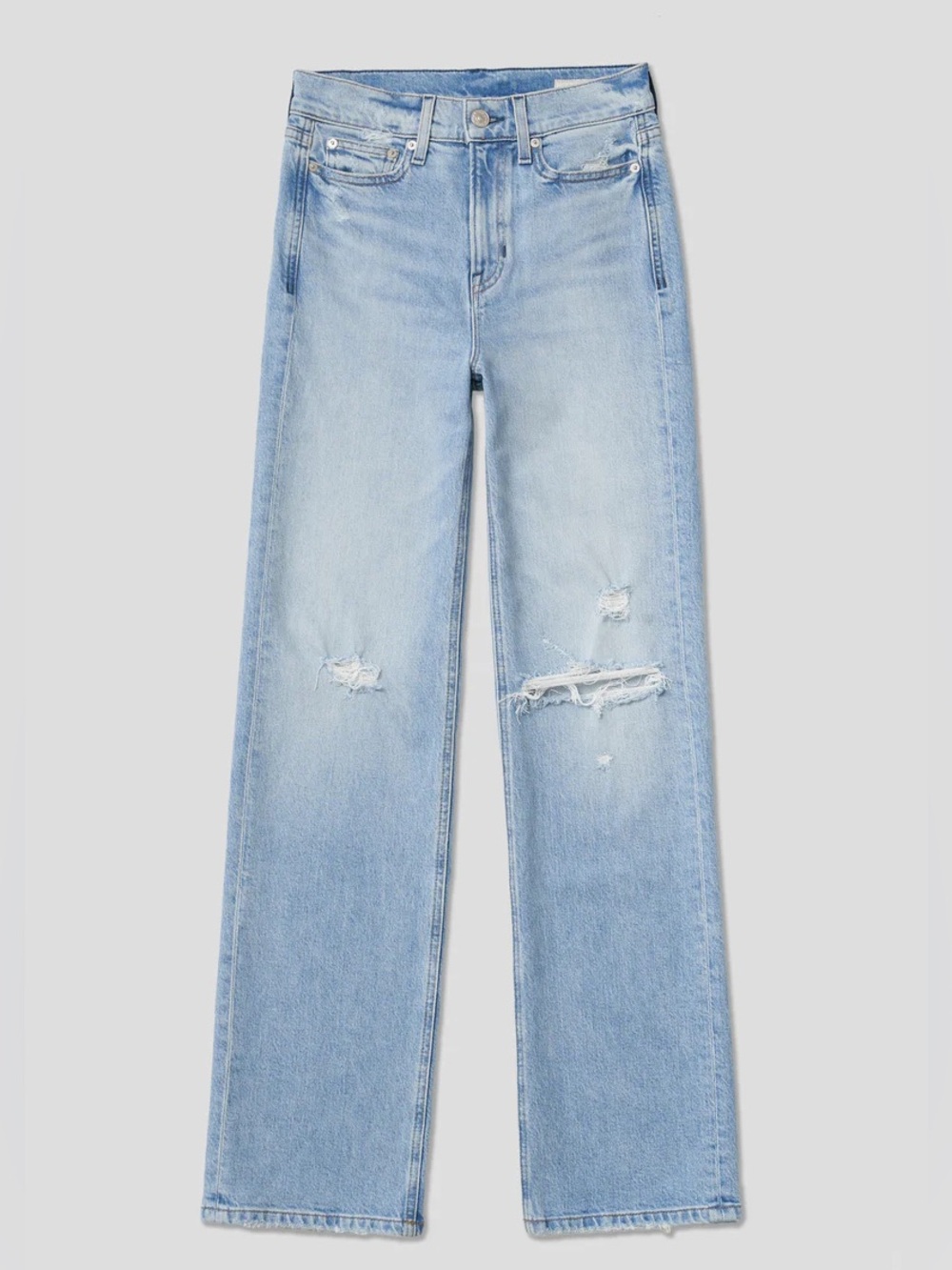AYR The Secret Sauce Jeans Heirloom Light Blue Wash 29S Relaxed Straight Denim - Picture 2 of 14